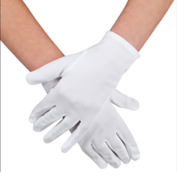 GUANTE DESFILE BLANCO GRANDE X1U