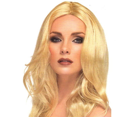 PELUCA RUBIA PLATINADA 170GR X1U