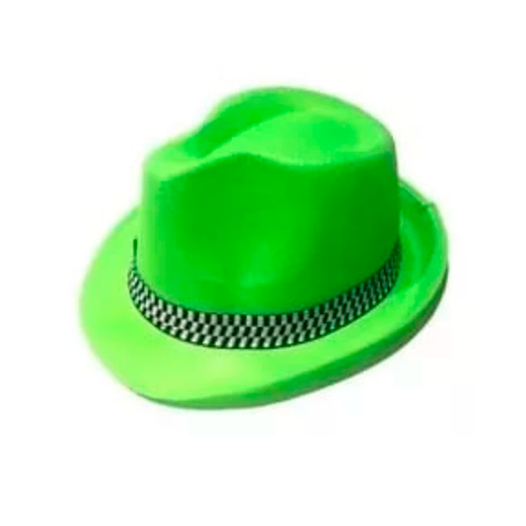 SOMBRERO GUAPO TELA FLUOR ECO VERDE