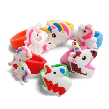 ANILLOS GOMA UNICORNIO X6U