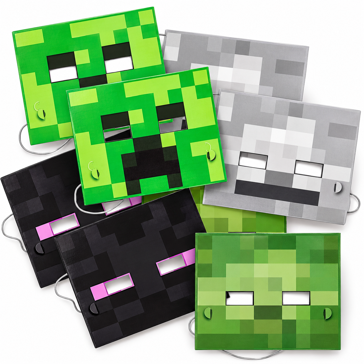MASCARAS MINECRAFT X6U