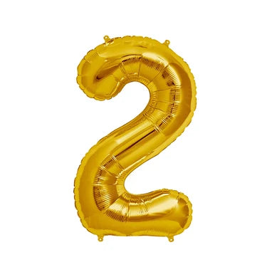 GLOBO N°2 DORADO 40" X1U