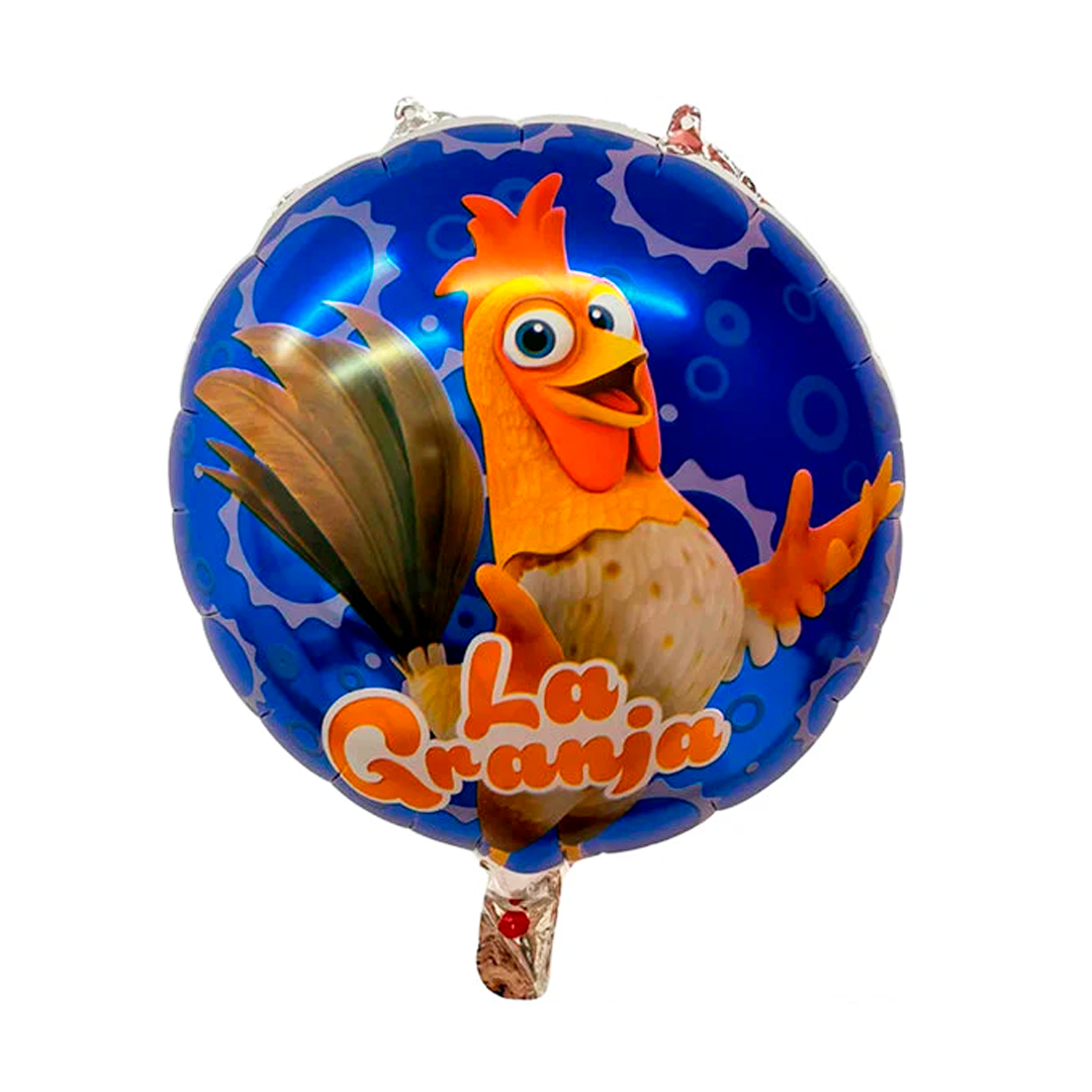 GLOBO METALICO LA GRANJA 18" 45CM X1U