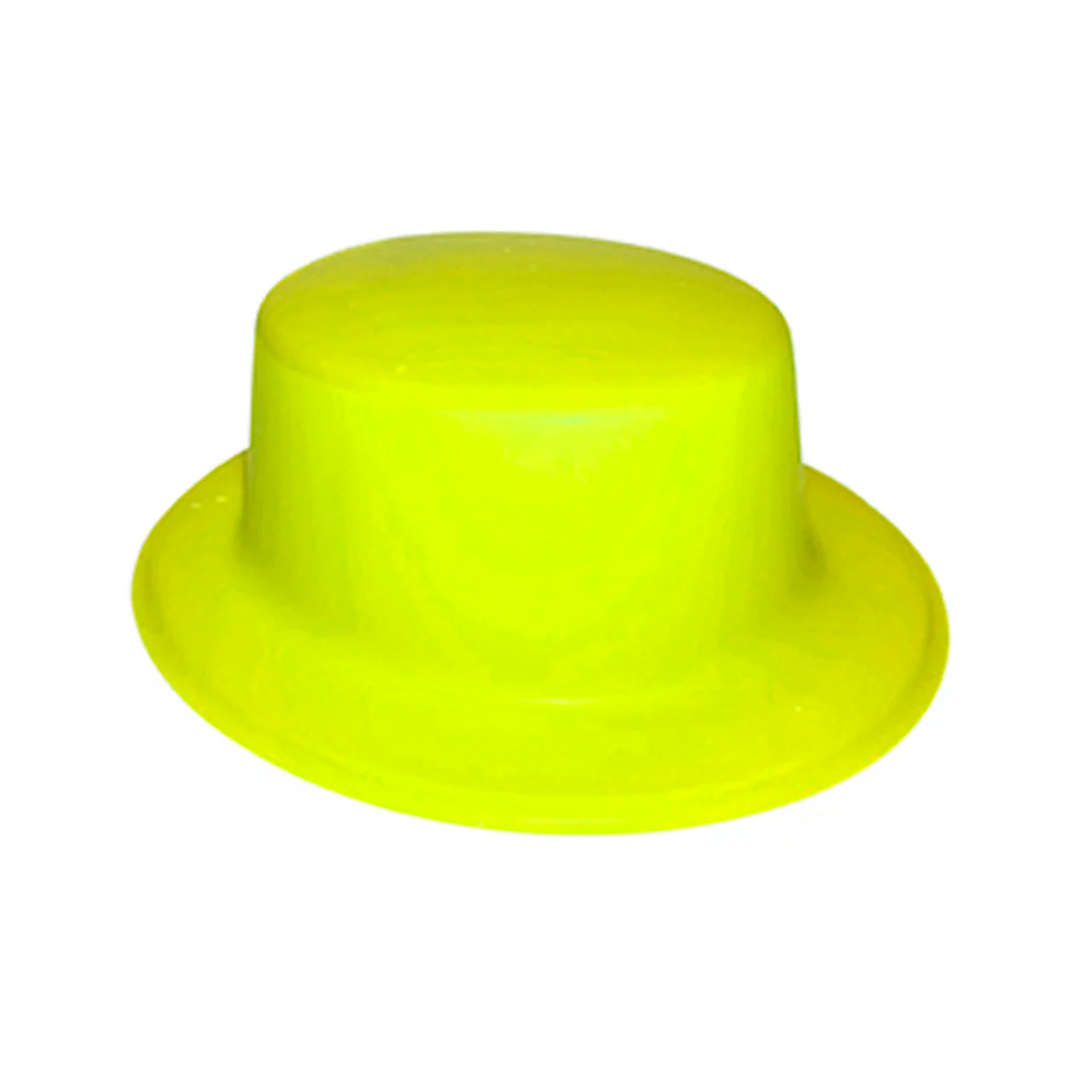 GORRO CHAPLIN CUADRADO FLUOR AMARILLO X1