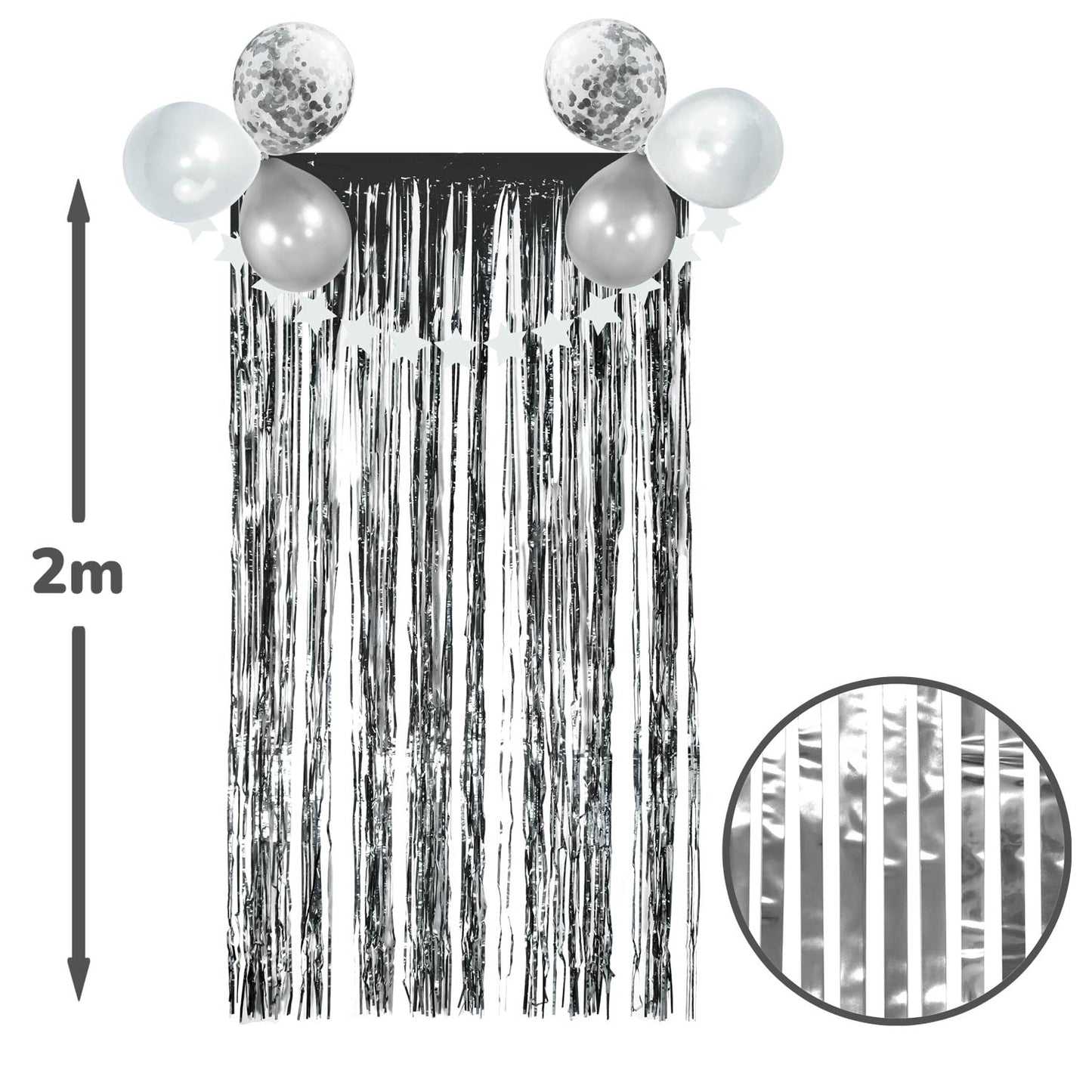 CORTINA METALICA ECO PLATA 1X2M X1U