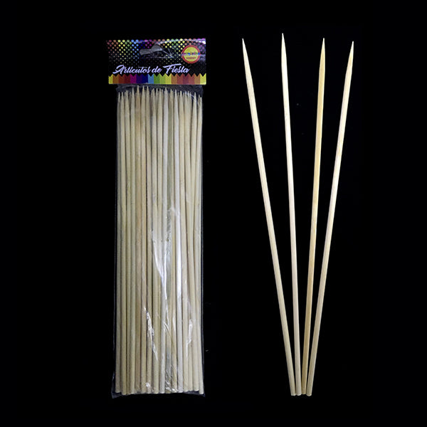 BROCHETAS ANCHAS 35CM X50U