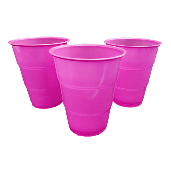 VASO 7 ROSADO FUERTE X10U