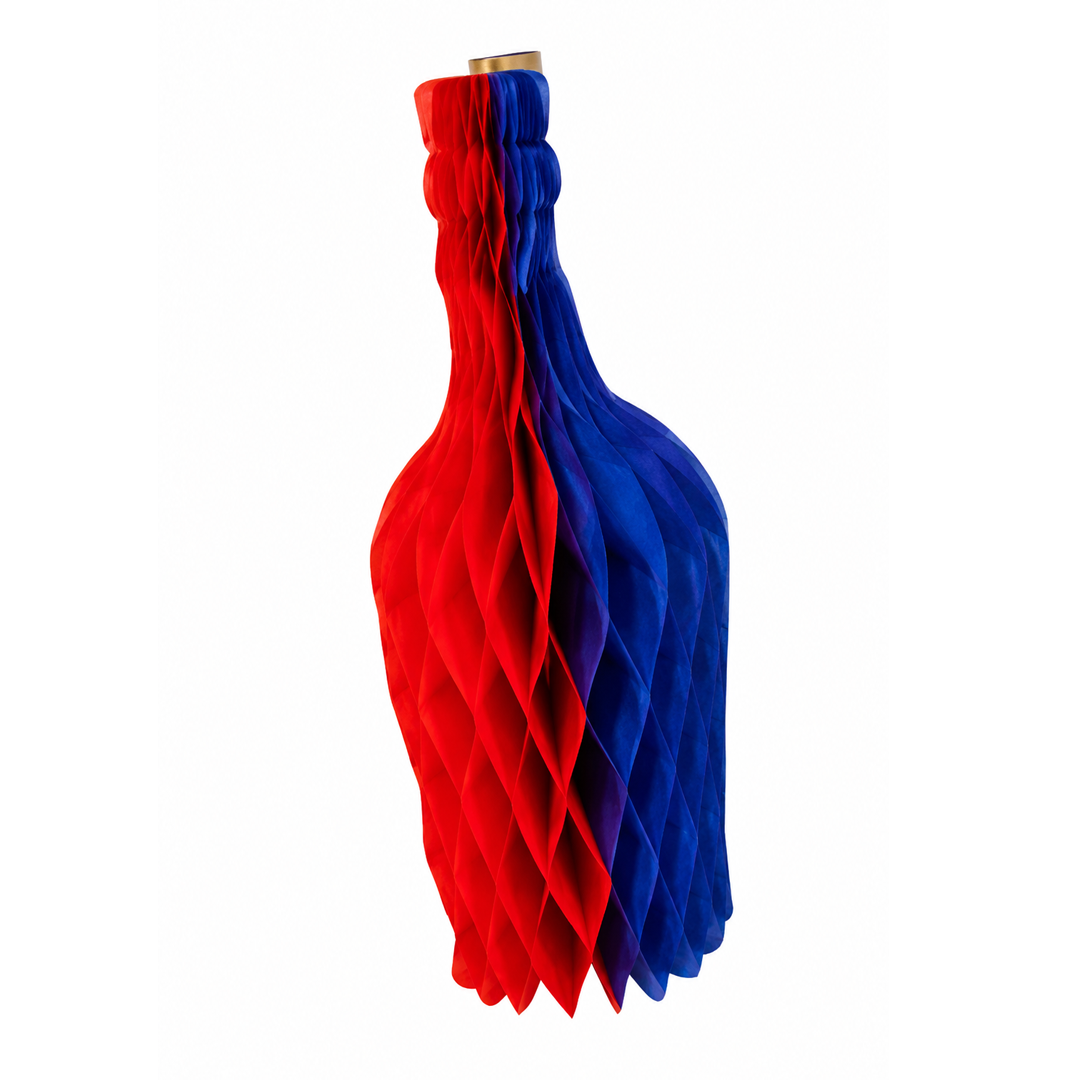 ADORNO BOTELLA VINO 34CM X1U