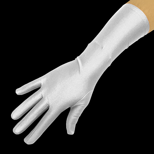 GUANTE LISO BLANCO 34CM X1U