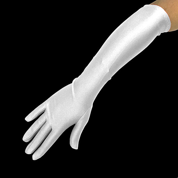 GUANTE LISO BLANCO 45CM X1U