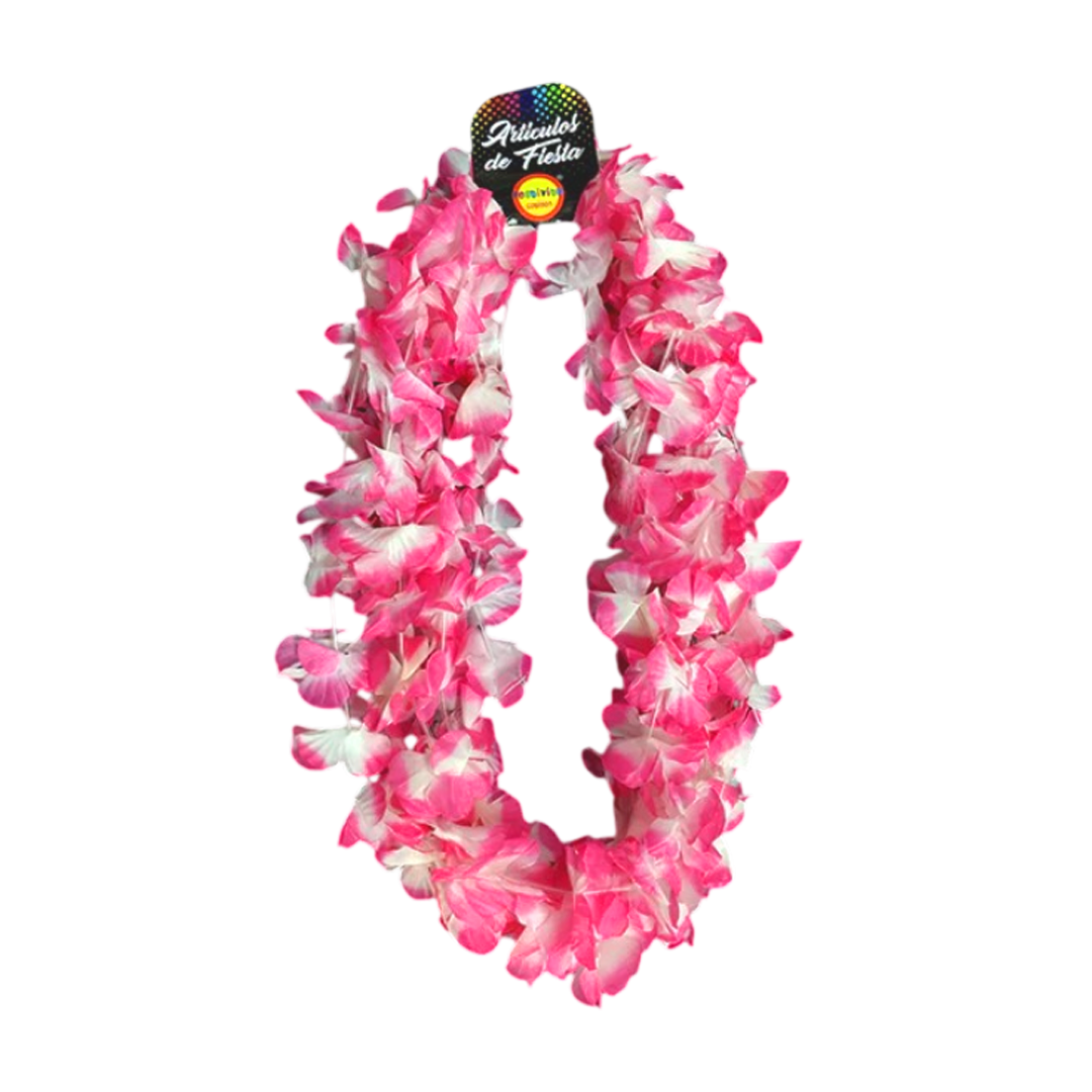 COLLAR FLOR FUCCIA/BLANCO X6U