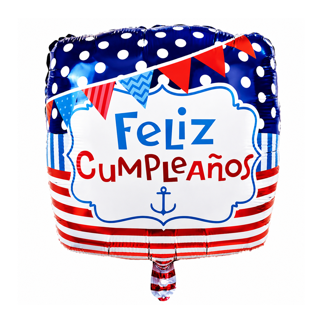 GLOBO METALICO CUADRADO F.C. MARINERO 18'