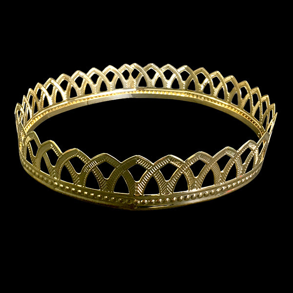 CORONA METALICA REY DORADO X1U