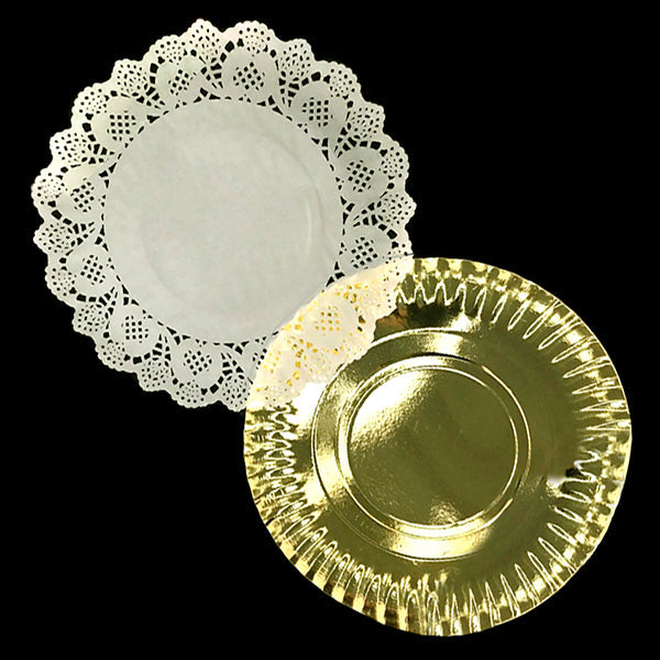 BANDEJA REDONDA BLONDA 33CM DORADO X1U