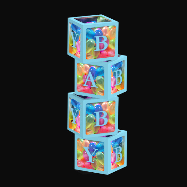 CAJA DECO 30X30 BABY CELESTE X1