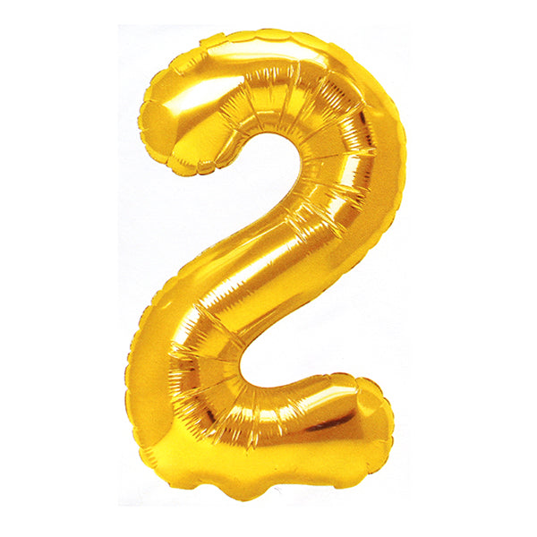 GLOBO 32" N°2 DORADO