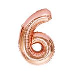 GLOBO 32" N°6 ROSEGOLD