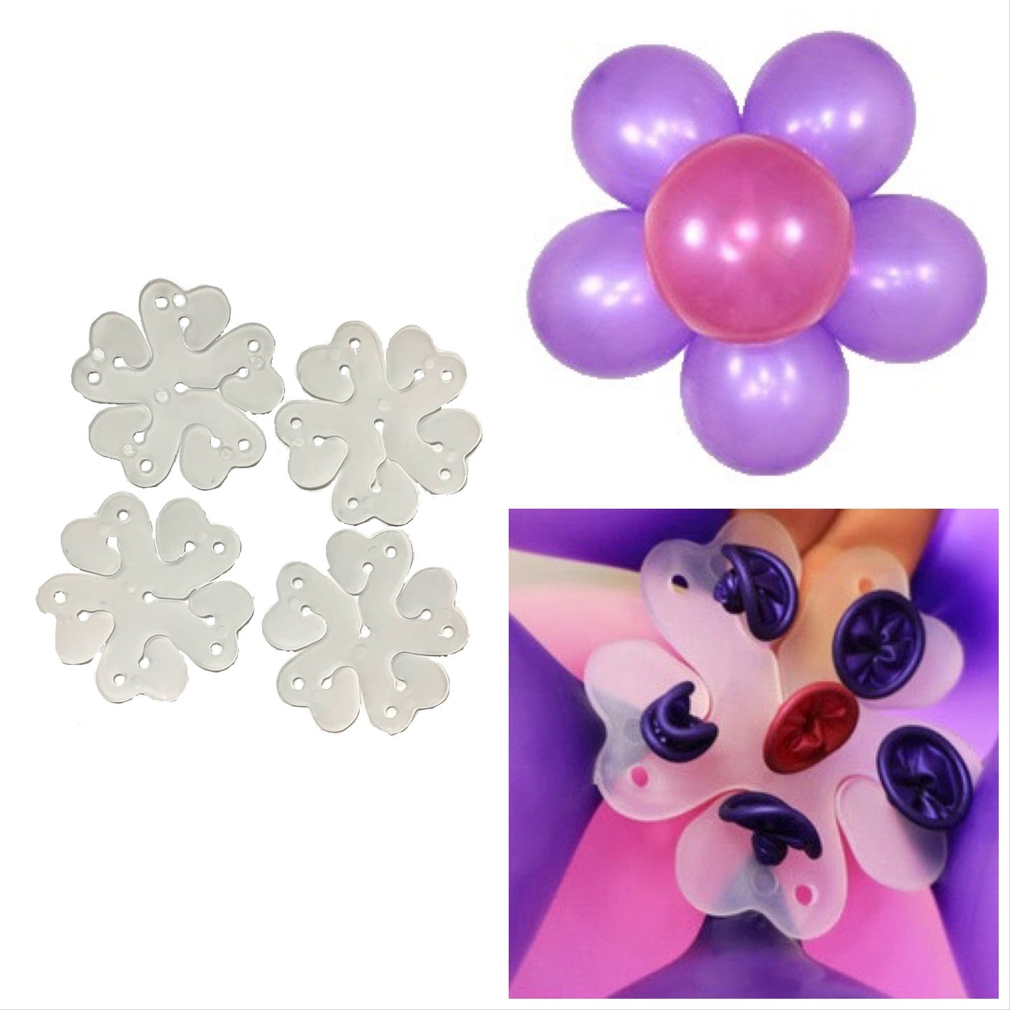 CLIP PARA GLOBOS FLOR X6U