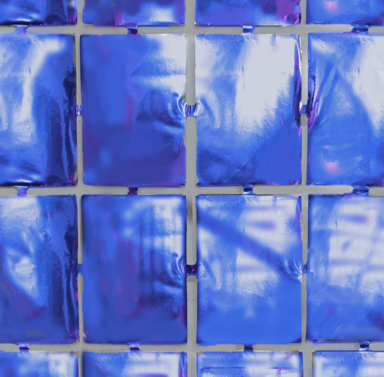 CORTINA METALICA CUADRITOS AZUL 1X2M X1U