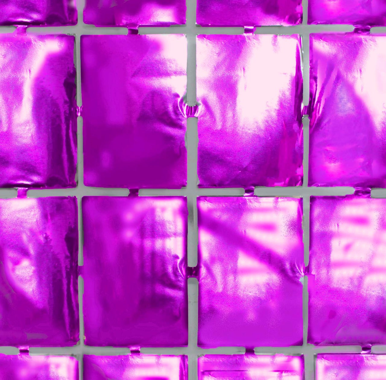 CORTINA METALICA CUADRITOS MORADA 1X2M X1U