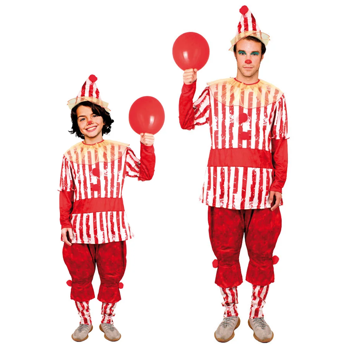 TRAJE PAYASO LOCO - DIFERENTES TALLAS