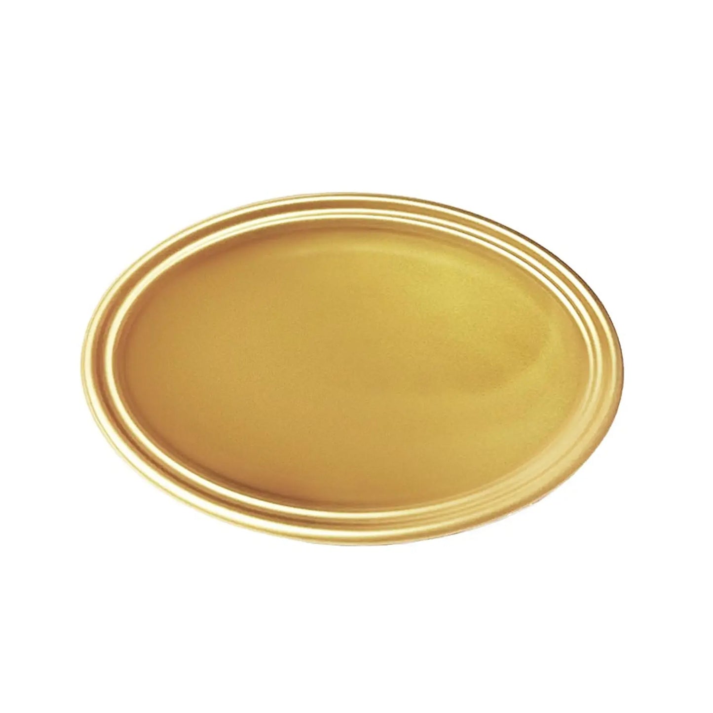 BANDEJA OVAL GRANDE DORADO X3 UNIDADES