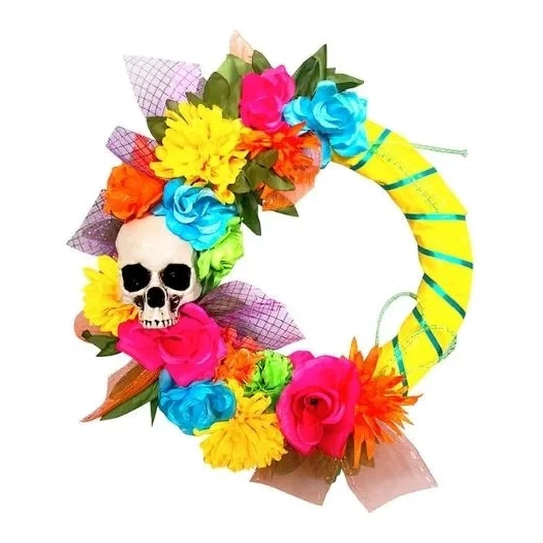 DECO MURAL FLOREADO CATRINA X1 UNI