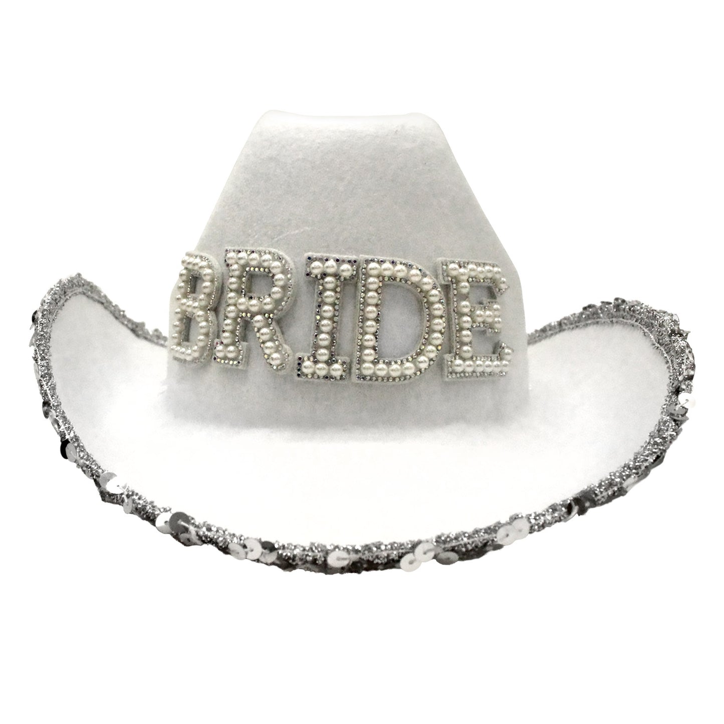 SOMBRERO VAQUERO BRIDE BLANCO X1U