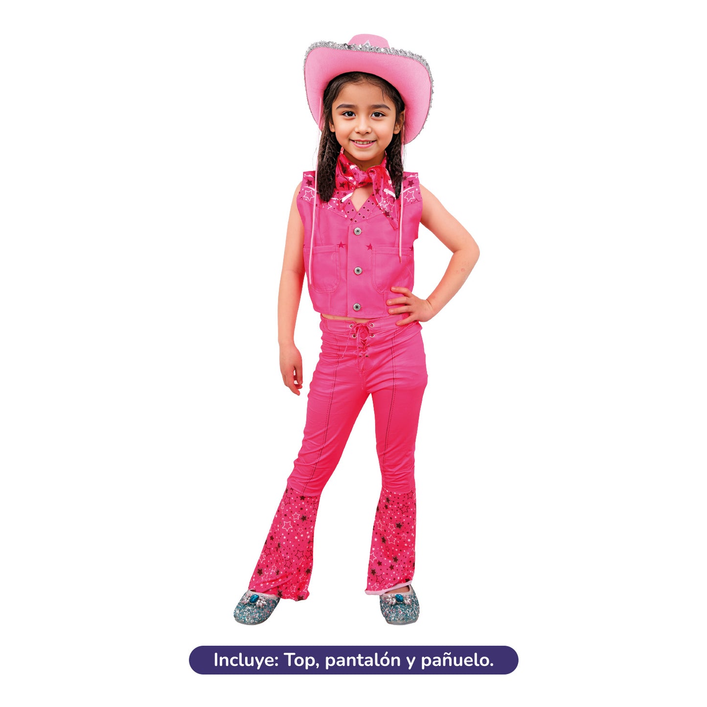 TRAJE VAQUERITA ROSADO - DIFERENTES TALLAS