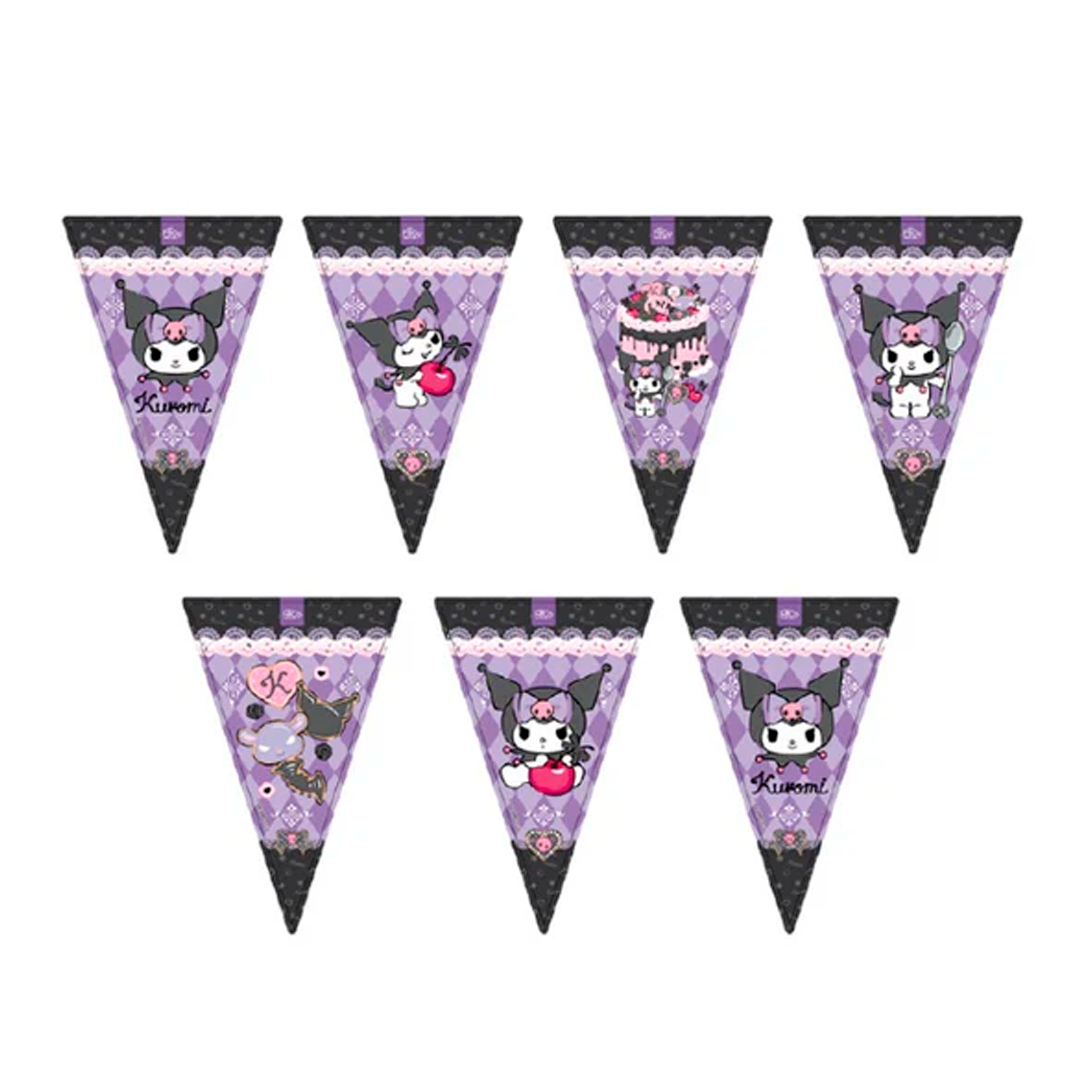 BANDERIN TRIANGULAR 2M KUROMI X1U