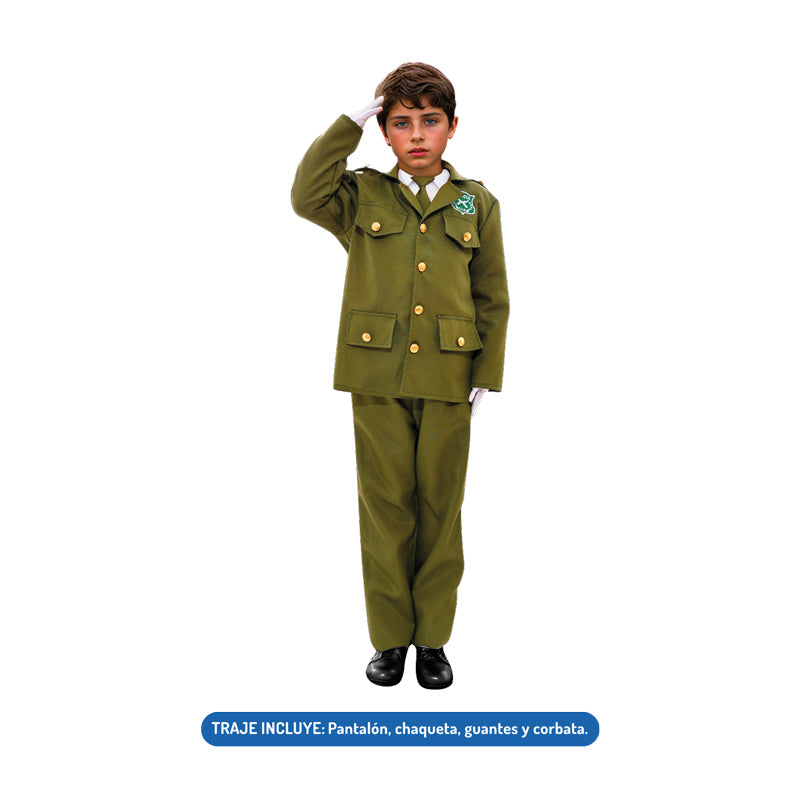 TRAJE CARABINERO - DIFERENTES TALLAS