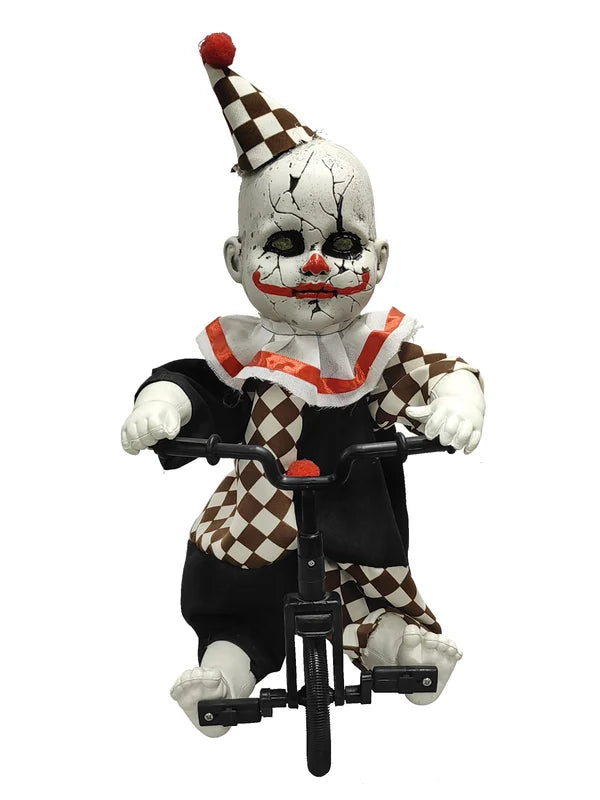 PAYASO EN TRICICLO ANIMATRONICS 39CM X1U