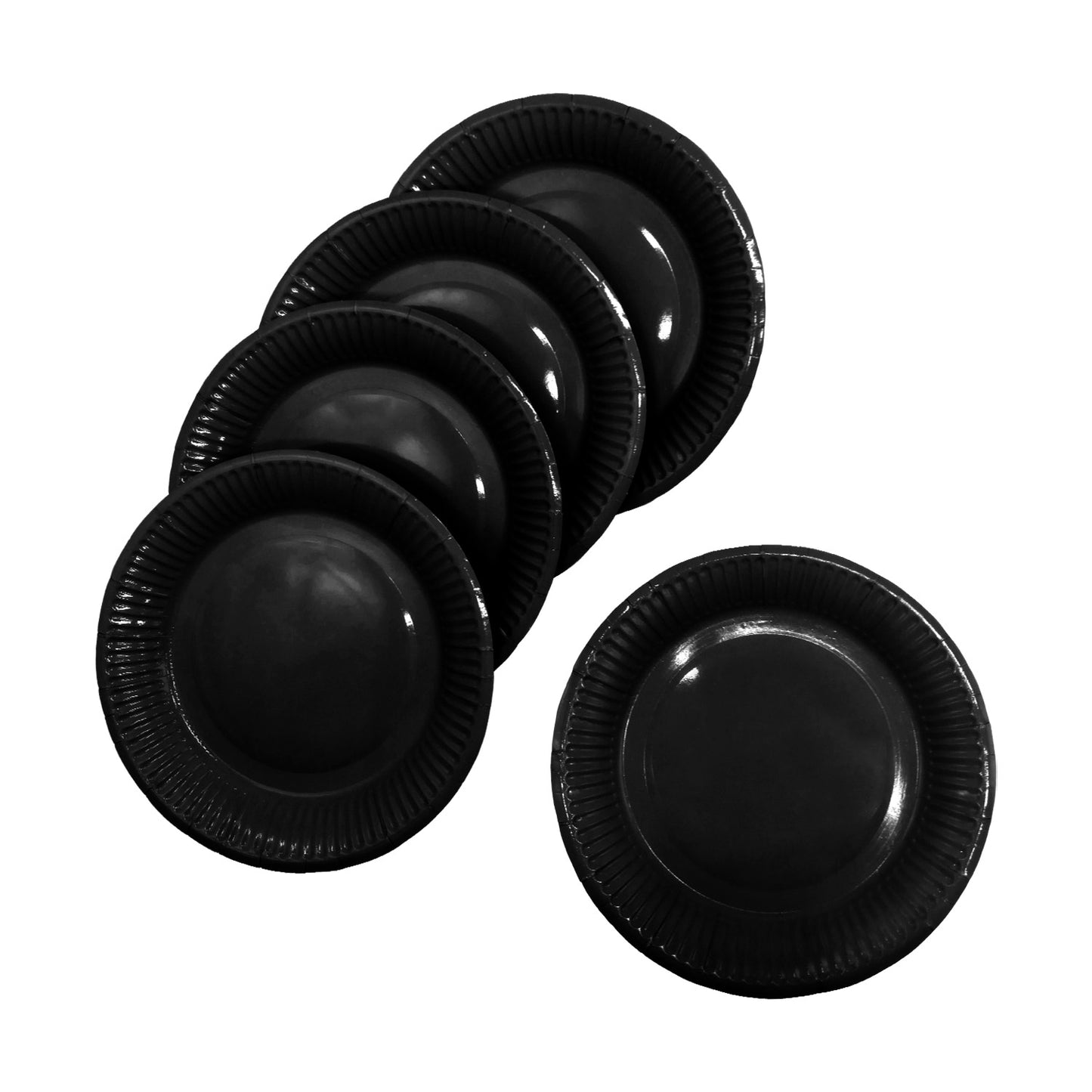 PLATO 7 CARTON NEGRO X25U