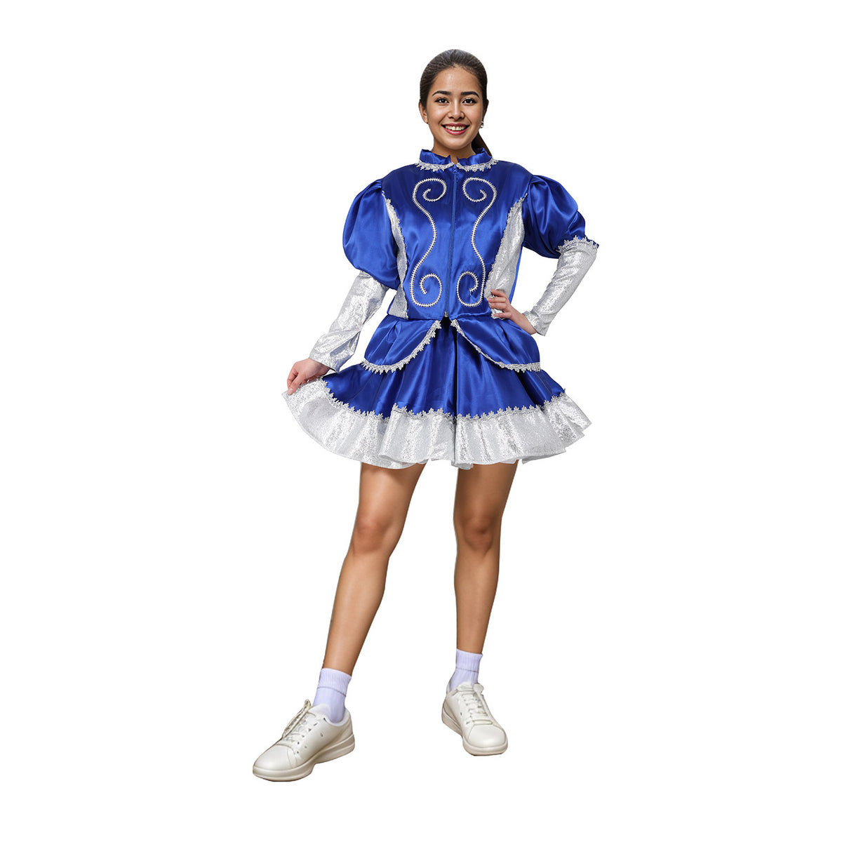 TRAJE CAPORAL AZUL NIÑA/ADULTA - DIFERENTES TALLAS