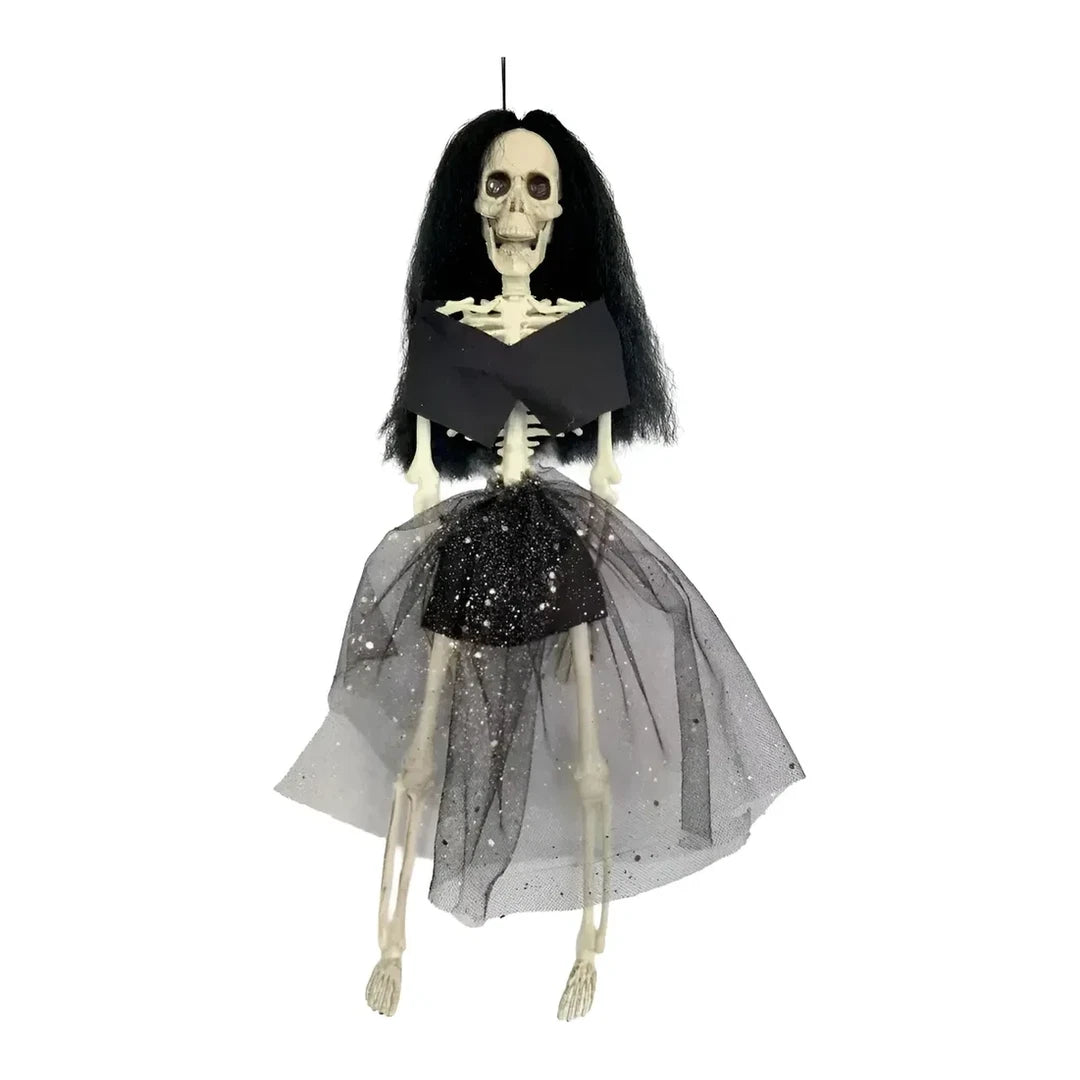 CALAVERA CON VESTIDO COLGANTE 40CM X1UNI