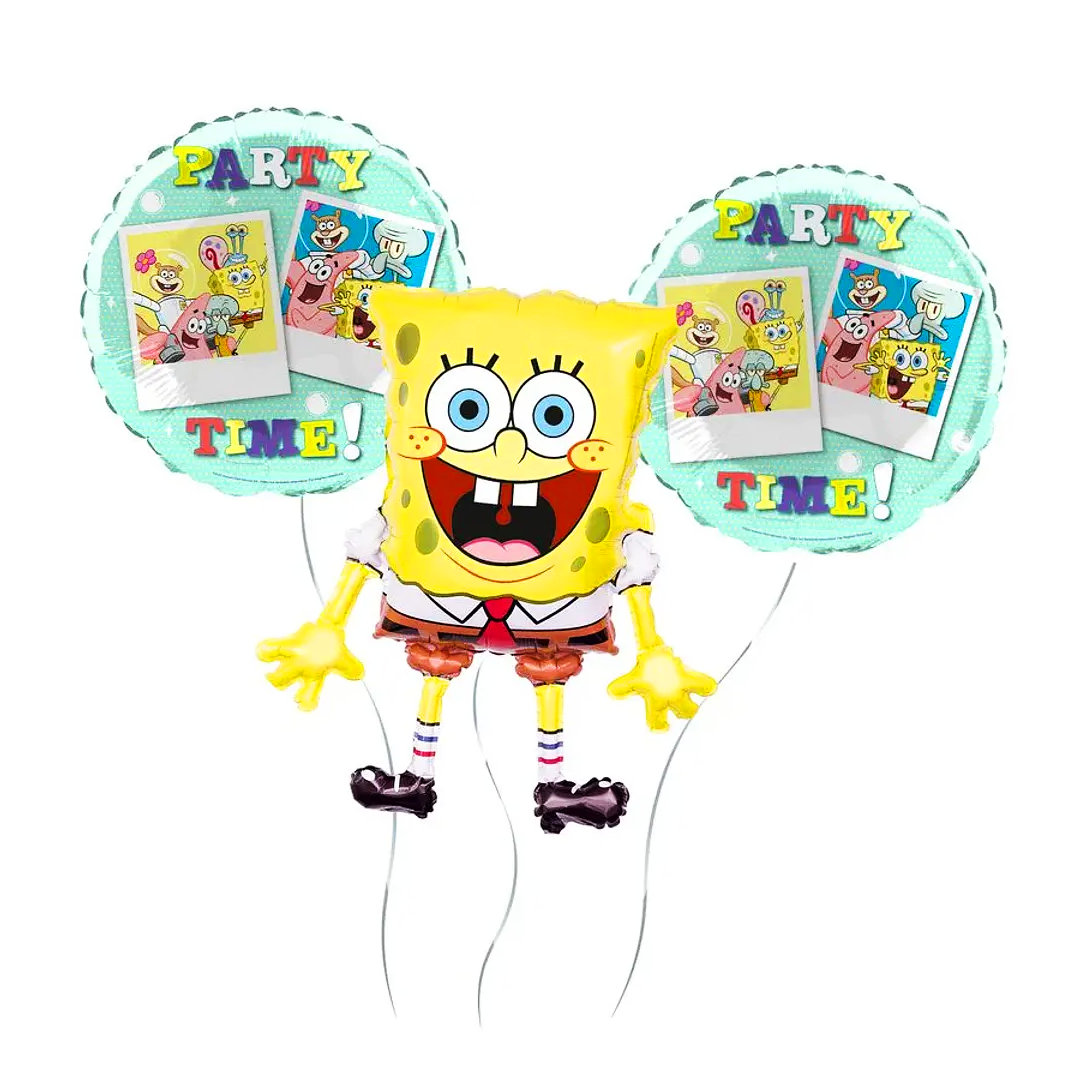 GLOBOS FOIL BOB ESPONJA X3U