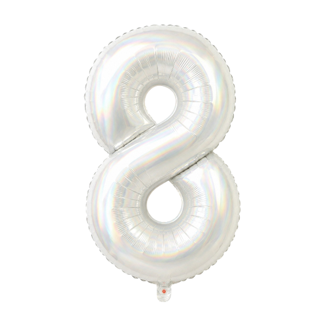 GLOBO NUMERO 8 METRO NACARADO