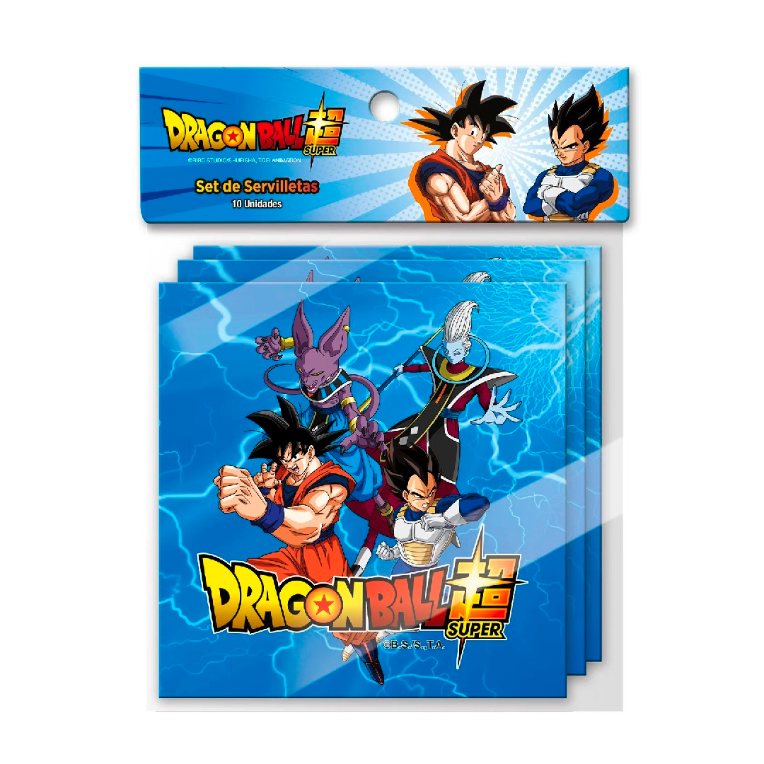 SERVILLETA DRAGON BALL 10U