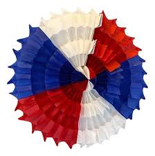 ABANICO TRICOLOR GRANDE X1U