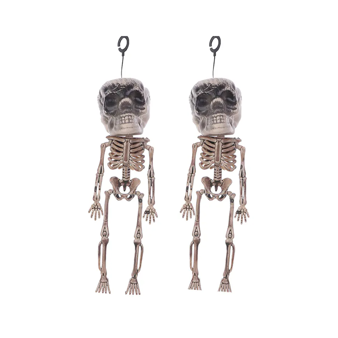 COLGANTE CALAVERA HALLOWEEN 5X18CM X2U