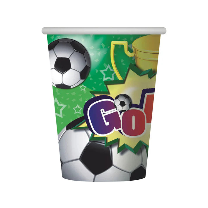 VASOS DE FUTBOL 270CC X6U