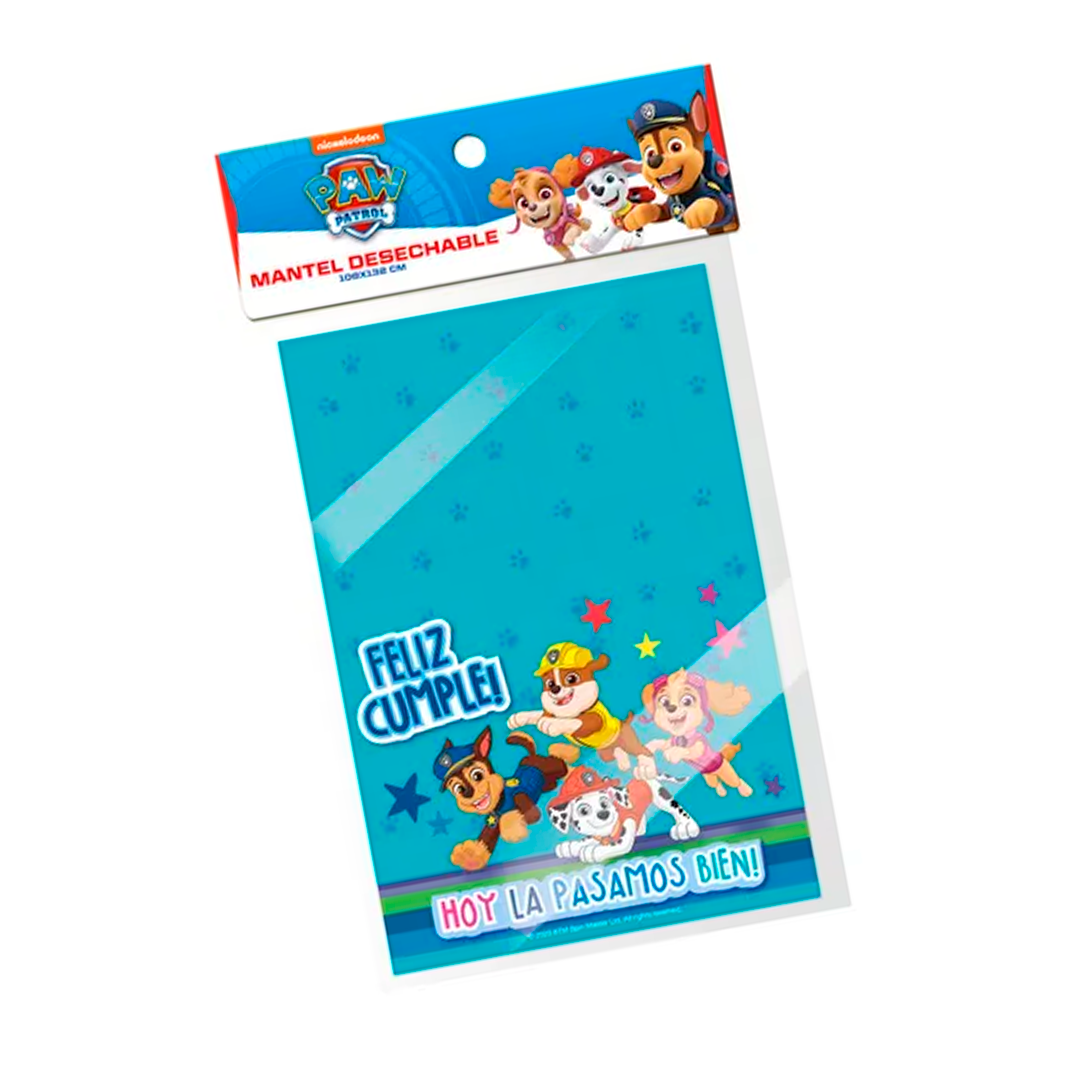 MANTEL DESECHABL PAW PATROL 108X182CM X1U