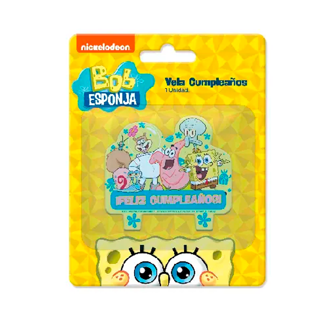 VELAS 2D BOB ESPONJA X1U