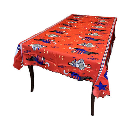 MANTEL IMPRESO FIESTAS PATRIAS 108X180CM X1U