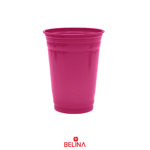 VASO PLASTICO FUCSIA 560ML X10U