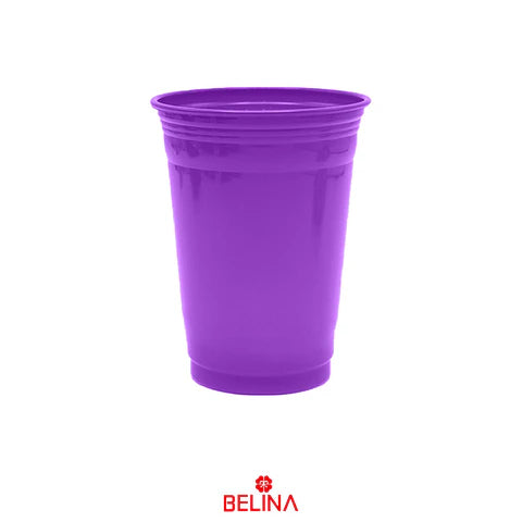 VASO PLASTICO MORADO 560ML X10U
