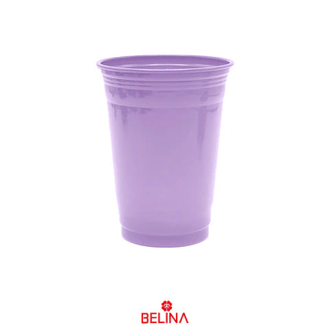 VASO PLASTICO LILA 560ML X10U