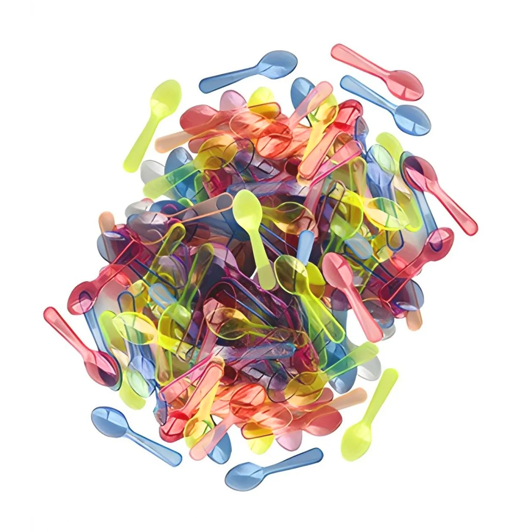 CUCHARAS DE HELADO COLORES MIX X24U