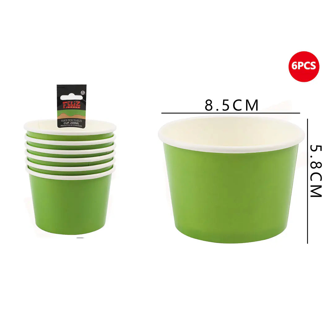 POTE HELADO VERDE X6U