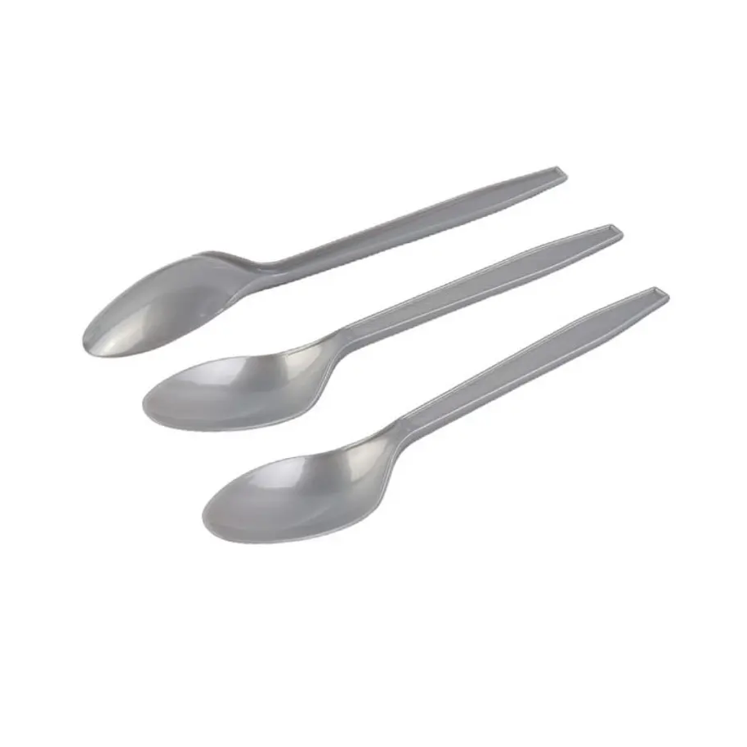 CUCHARAS PLASTICAS PLATA X20U